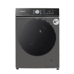 Masina de spalat rufe Daewoo DWD-CS8014SK, 8 kg, motor inverter, 1400 rpm, clasa A-20%, 16 programe, display touch, steam wash, Super Spa, Gri