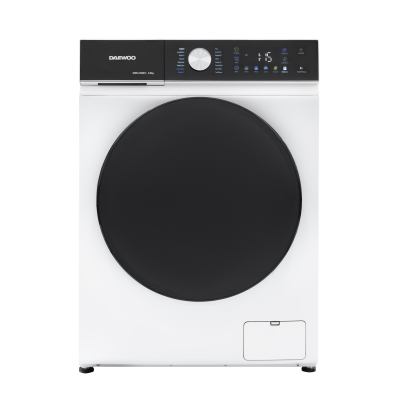 Masina de spalat rufe Daewoo DWD-CS9014, 9 kg, motor inverter, 1400 rpm, clasa A-10%, 16 programe, display touch, steam wash, Super Spa, Alb