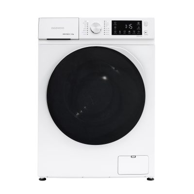 Masina de spalat rufe Daewoo DWD-FV9021-5, 9 kg, motor inverter, 1400 rpm, clasa A-30%, 16 programe, display LED, usa dubla neagra