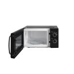 Cuptor cu microunde Daewoo KOR-6S20K-2, control mecanic, 20 litri, putere 700 W, 5 niveluri de putere, farfurie interioara de 25.5 cm, culoare cavitate interioara alb, culoare Negru - imagine 2