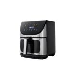 Friteuza cu aer cald Daewoo DAF1600IX, 1600 W, display LED, 6.5 L, timer, 8 programe predefinite, temperatura reglabila 80-200 grade, Negru - imagine 3