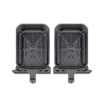 Friteuza dubla cu aer cald Daewoo DAF2X1100LRB, 1100W + 1100 W, display LED, capacitate 5L + 5L, timer, 8 programe predefinite, temperatura maxima 200 grade, Negru - imagine 7