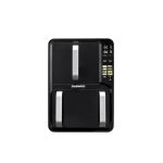 Friteuza dubla cu aer cald Daewoo DAF2X1100UDB, 1400W + 1600 W, display LED, capacitate 5L + 7L, timer, 8 programe predefinite, temperatura maxima 200 grade, Negru - imagine 3