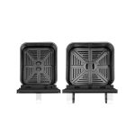 Friteuza dubla cu aer cald Daewoo DAF2X1100UDB, 1400W + 1600 W, display LED, capacitate 5L + 7L, timer, 8 programe predefinite, temperatura maxima 200 grade, Negru - imagine 6