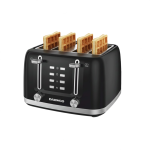 Prajitor de paine Daewoo DBT4160B, 1600 W, 4 felii, Dual Zone, Mix  Match, reincalzire, decongelare, anulare, control electronic rumenire, Negru - imagine 4