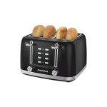 Prajitor de paine Daewoo DBT4160B, 1600 W, 4 felii, Dual Zone, Mix  Match, reincalzire, decongelare, anulare, control electronic rumenire, Negru - imagine 5
