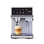 Espressor Semi-Automat Daewoo DCMM1350, 1350 W, pompa ULKA 20 Bari, rezervor apa 1.6L, recipient lapte 500 ml detasabil, Argintiu - imagine 2