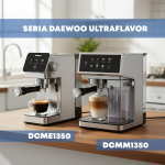 Espressor Semi-Automat Daewoo DCMM1350, 1350 W, pompa ULKA 20 Bari, rezervor apa 1.6L, recipient lapte 500 ml detasabil, Argintiu - imagine 10