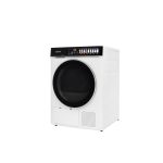 Uscator rufe Daewoo, 9 kg, pompa de caldura, butoane touch, panou de control negru cu pictograme mari colorate, Clasa E, Alb - imagine 4