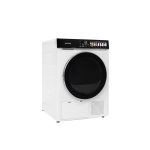 Uscator rufe Daewoo, 9 kg, pompa de caldura, butoane touch, panou de control negru cu pictograme mari colorate, Clasa E, Alb - imagine 5