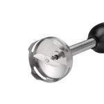 Mixer vertical 3 in 1 Daewoo DHB60BX, 600 W, tija detasabila din inox, 2 trepte de viteza, lama din inox, Negru/inox - imagine 5