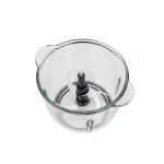 Tocator Daewoo DMCH50X, putere 500 W, capacitate 2 l, functie pulse, numar lame 4 din inox, sistem siguranta recipient, zgomot redus, Inox - imagine 3