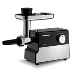 Masina de tocat carne Daewoo DMG2000DC, 2000 W, 2.5 kg/minut, 3 discuri de taiere, lama din inox, functie reverse, Negru - imagine 3
