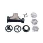 Masina de tocat carne Daewoo DMG2000DC, 2000 W, 2.5 kg/minut, 3 discuri de taiere, lama din inox, functie reverse, Negru - imagine 9