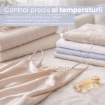 Fier de calcat Daewoo DSI2400, putere 2400 W, talpa ceramica, jet abur puternic 30 g/minut, abur vertical, capacitate rezervor 280 ml, Bej satinat - imagine 6
