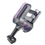 Aspirator Daewoo vertical 2 in 1 RSH-410GP-1, putere 300W, putere de aspirare 100W, filtru HEPA, baterie Litiu-Ion 29.6 volti, autonomie func. 40 min., control pe maner, baterie reincarcabila, indicator de putere, Mov - imagine 3
