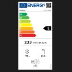 Combina frigorifica Daewoo DLF-325HEW, 315 l, Iluminare LED, Clasa E, H 186 cm, Alb - imagine 7