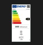 Congelator vertical Daewoo FZ-160MEW, de tip Static, capacitate neta 160L, 5 sertare, control mecanic al temperaturii, Clasa E, Alb - imagine 6